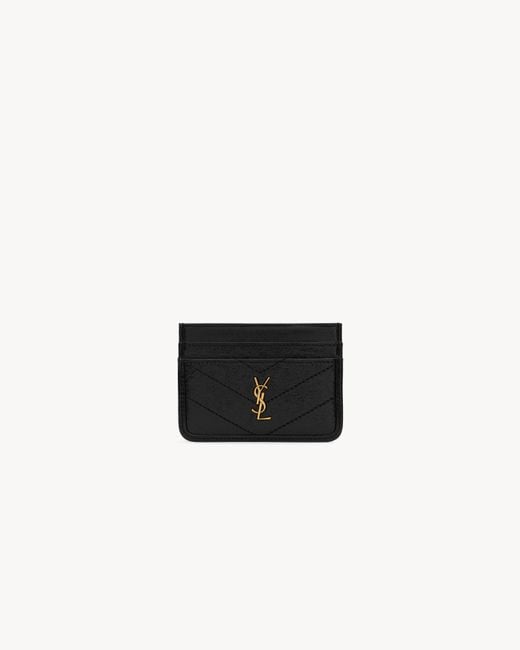 Saint Laurent White Niki Card Case