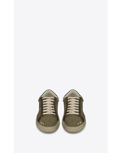 Saint Laurent Court Classic Sl/06 Sneakers In Embroidered