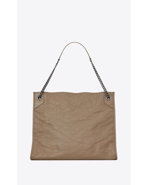 Niki medium shopping bag in crinkled vintage leather new arrivals
