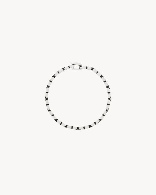 Saint Laurent Ineinandergreifendes Kettenarmband Aus Metall in Multicolor für Herren