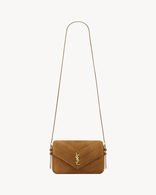Saint Laurent White Loulou Toy Crossbody