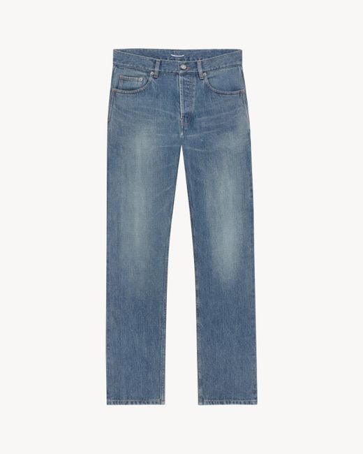 Saint Laurent Blue "Mick" Jeans for men