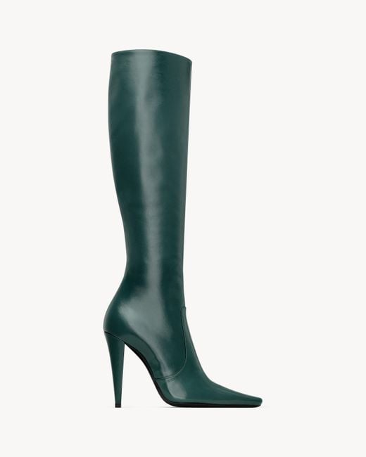 Saint Laurent Green 77 Boots