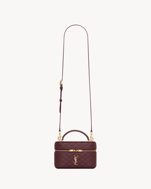 Saint Laurent Red Saint Laone Sizerent Gaby Vanity Bag