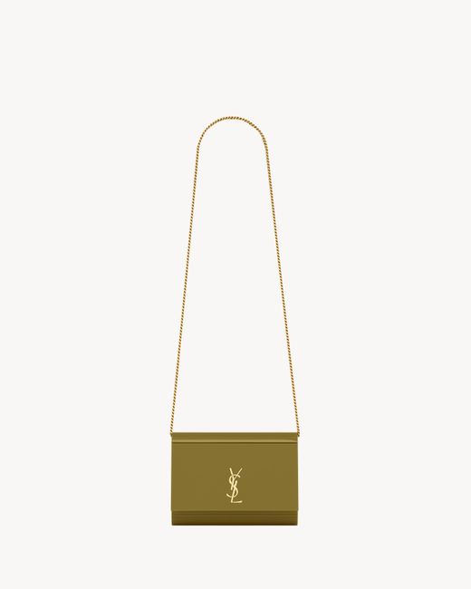 Saint Laurent White Vicky Minaudière