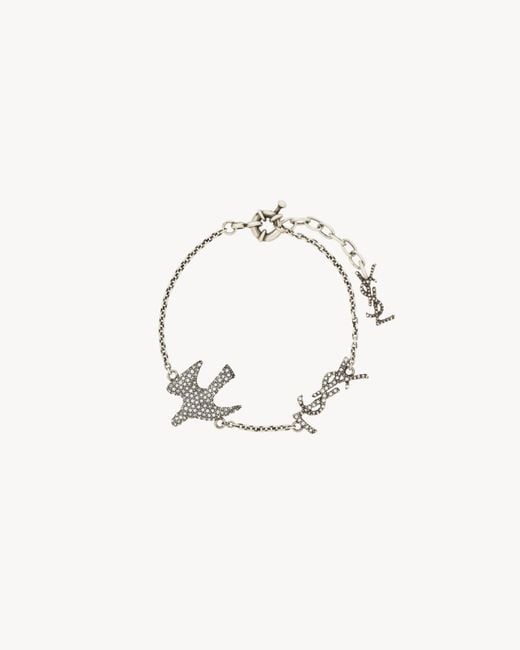 Saint Laurent Multicolor Cassandre Dove Bracelet