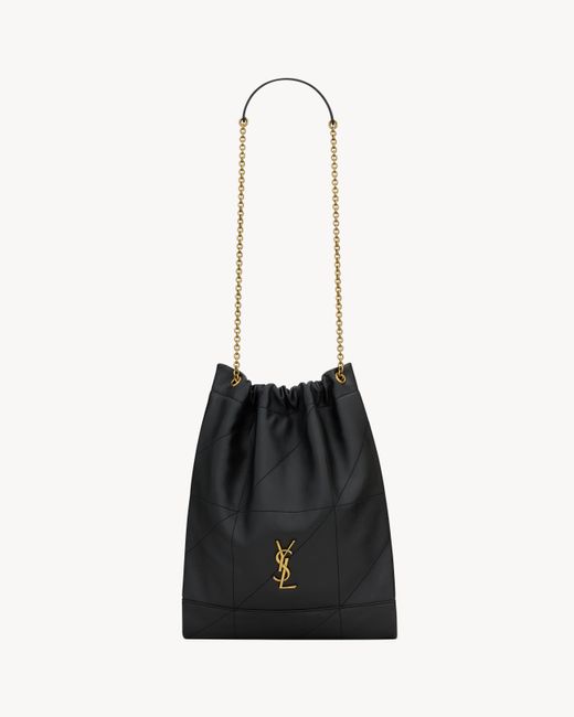 Saint Laurent White Jamie 4.3 Pochon Lambskin Bag