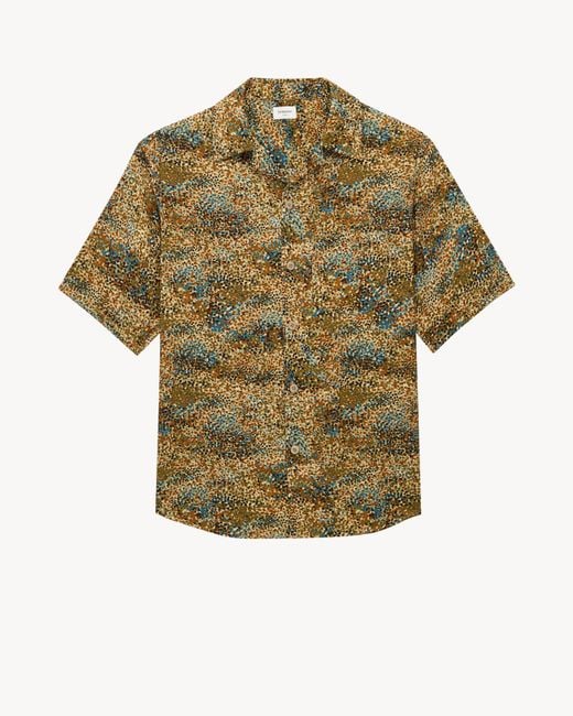 Saint Laurent Green Shirt for men