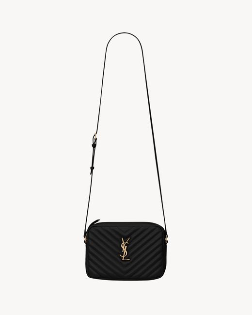 Saint Laurent White Lou Camera Bag