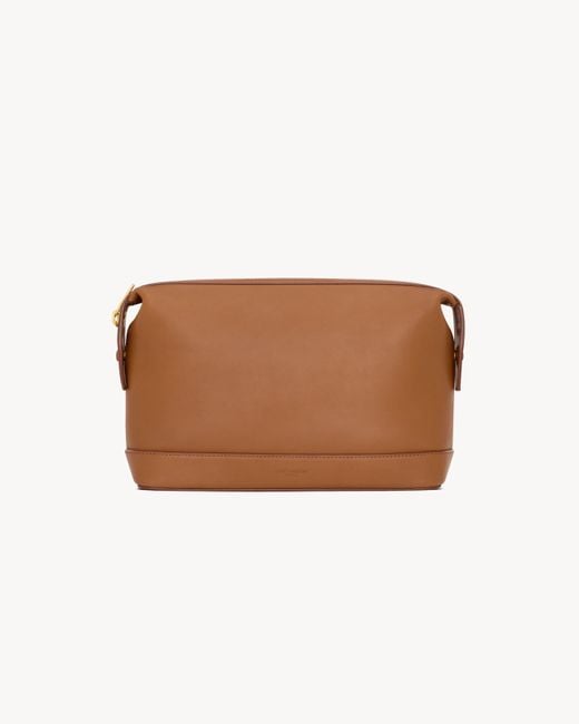 Pochette Paris Piccola di Saint Laurent in Brown da Uomo