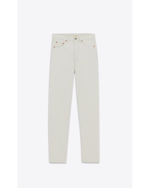 Saint Laurent White Slim-fit Jeans