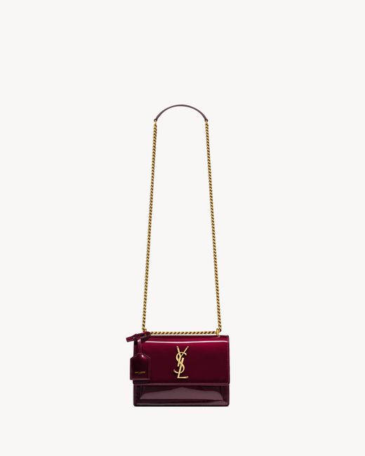 Saint Laurent White Sunset Small