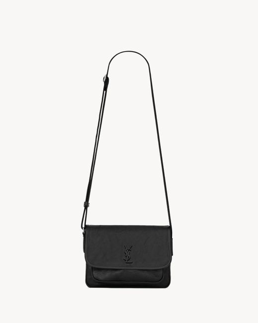 Saint Laurent White Niki Small Messenger for men