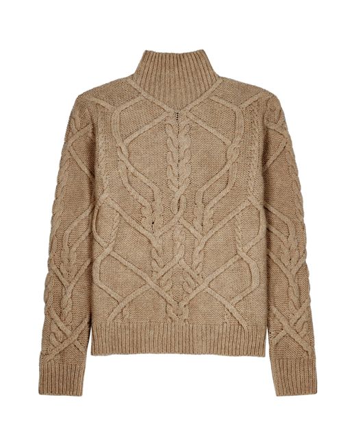 Dries Van Noten Tibeau Stone Cable-knit 