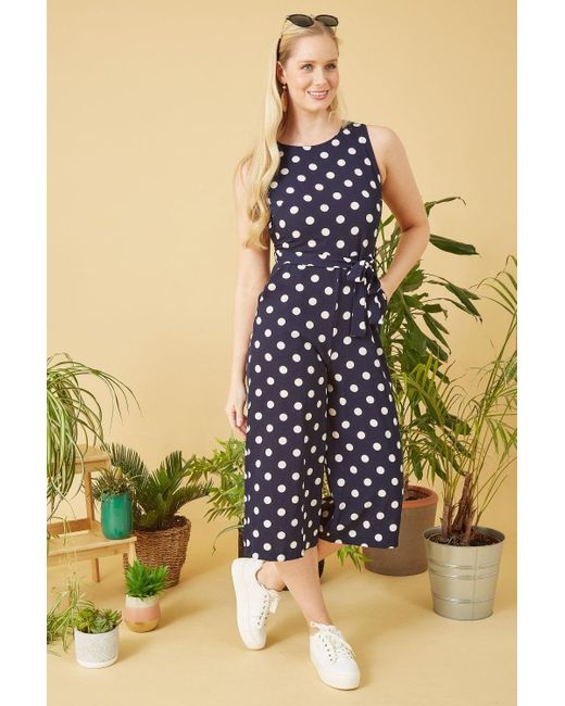 Dash dot culotte jumpsuit sale