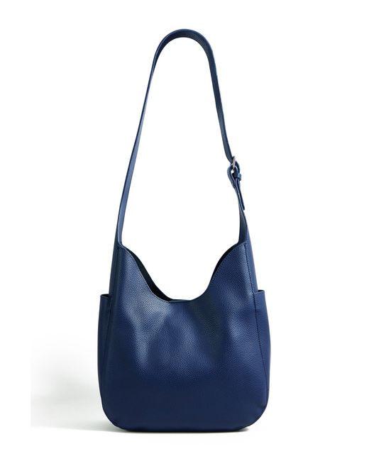 Yumi' Blue Shoulder Bag With Detachable Inside Purse