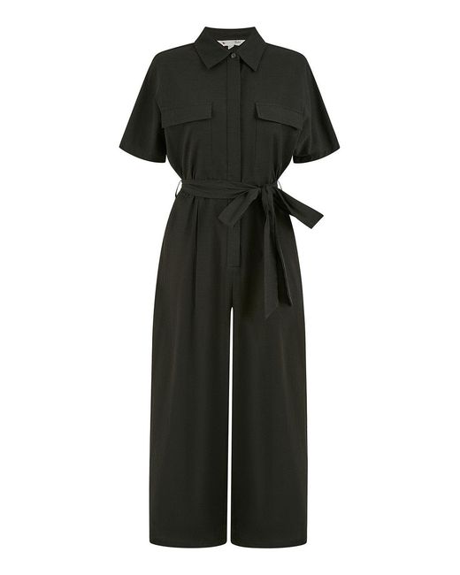 Yumi' Green Utility Relaxed Fit Jumpsuit