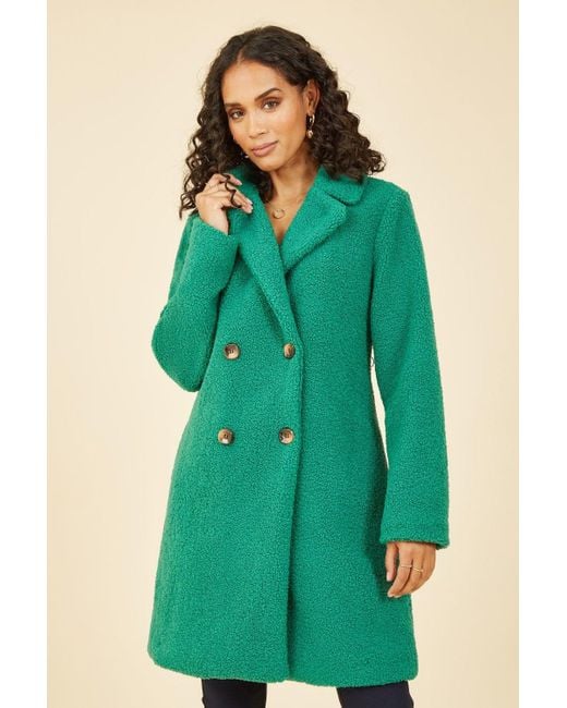 Yumi' Green Teddy Bear Coat Colour: Bright