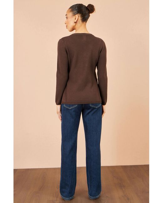 Yumi' Black Knitted Fitted Peplum Cardigan