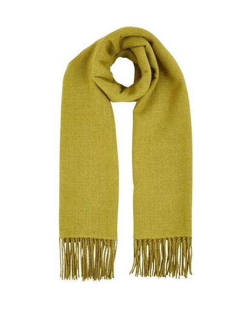 Yumi' Yellow Two Tone Scarf