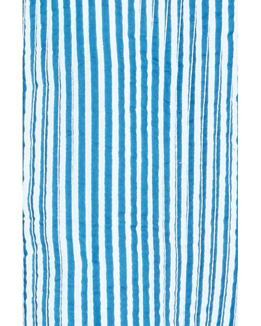 Yumi' Blue Jungle Reversible Cotton Quilted Jacket