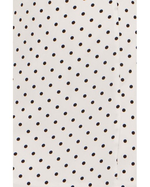 Yumi' Natural Spot Print Wrap Tea Dress