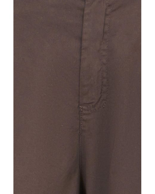 Yumi' Green Cotton Canvas Chino Trousers