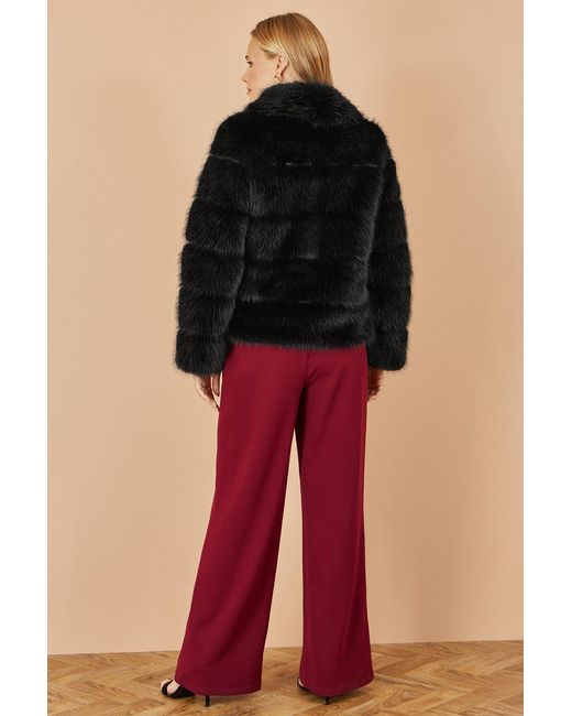 Yumi' Black Luxe Faur Fur Coat
