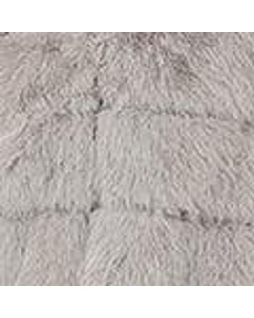 Yumi' Gray Luxe Faur Fur Coat