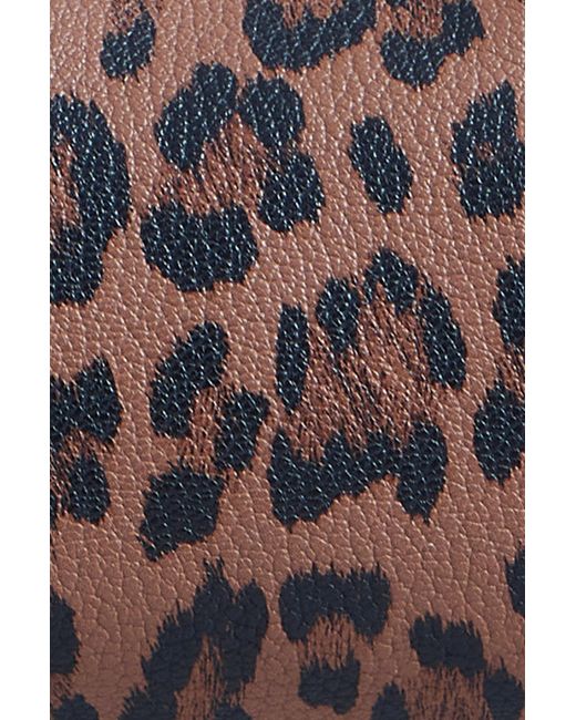 Yumi' White Leopard Small Shoulder Bag
