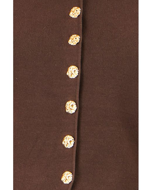 Yumi' Black Knitted Fitted Peplum Cardigan