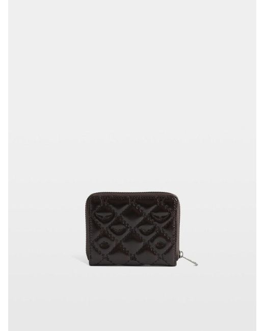 Zadig & Voltaire White Mini Zv Vintage Monogram Wallet