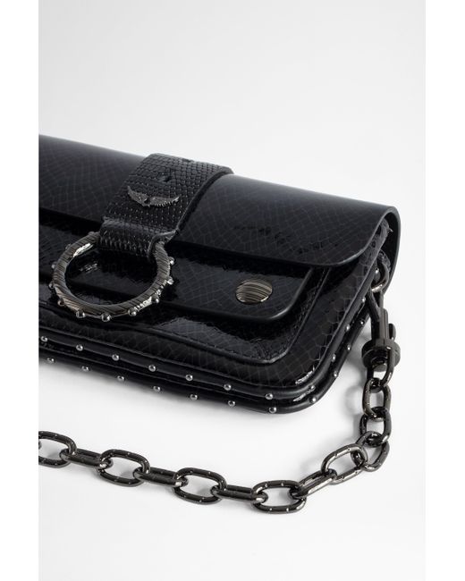 Zadig & Voltaire Kate Wallet Embossed Bag in Black Lyst