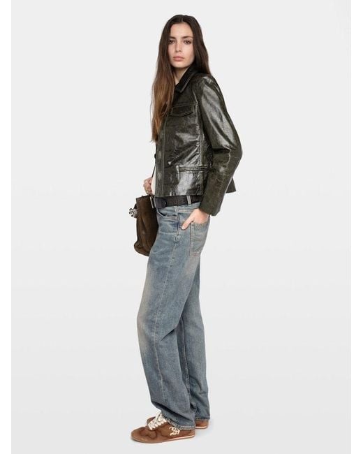 Zadig & Voltaire Multicolor Liam Leather Jacket