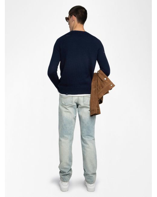 Zadig & Voltaire Pullover Jordan in Blue für Herren
