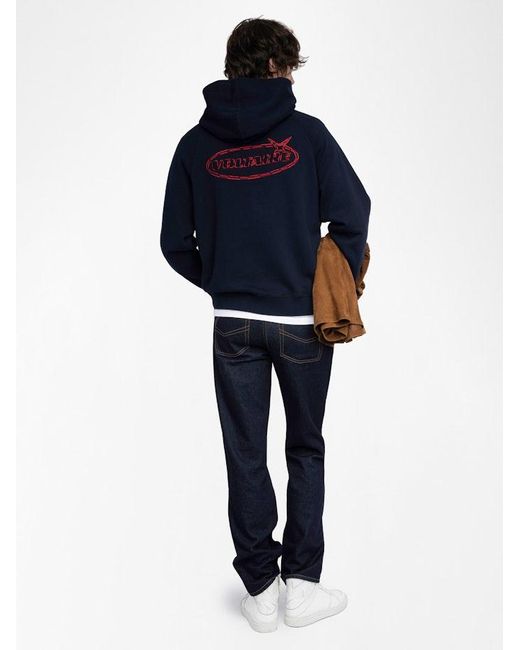 Zadig & Voltaire Blue Georgio Sweatshirt for men