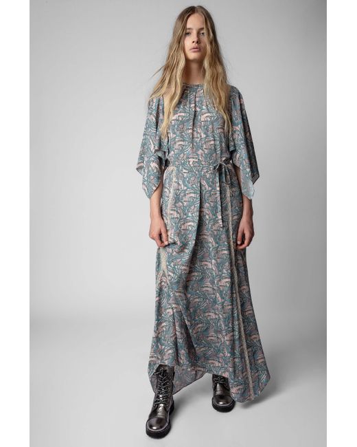 Zadig & Voltaire Lace Rielle Snake Chains Dress in Pink Lyst