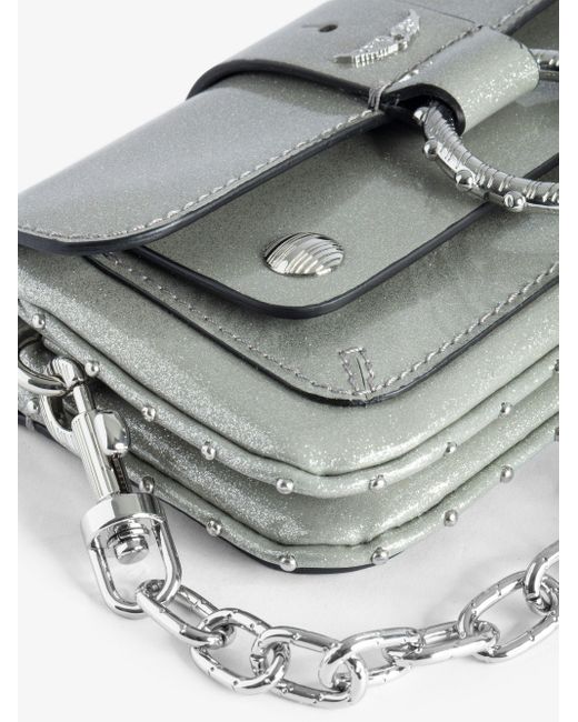 Sac kate wallet infinity patent Zadig & Voltaire en coloris Gray