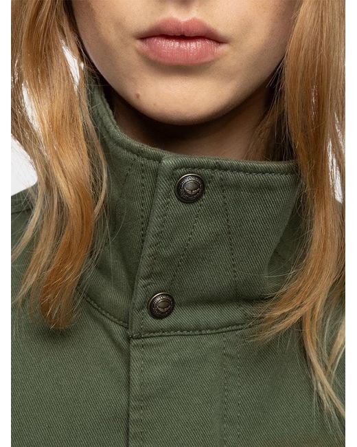 Zadig & Voltaire Green Kadri Parka