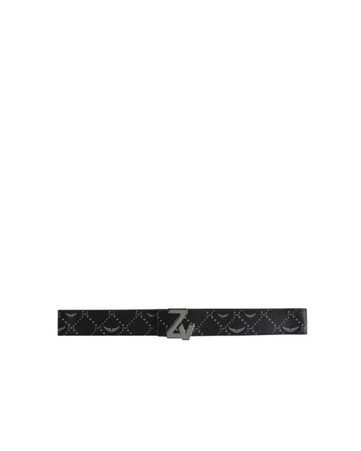 Zadig & Voltaire Black Belt Zv Initiale 40Mm