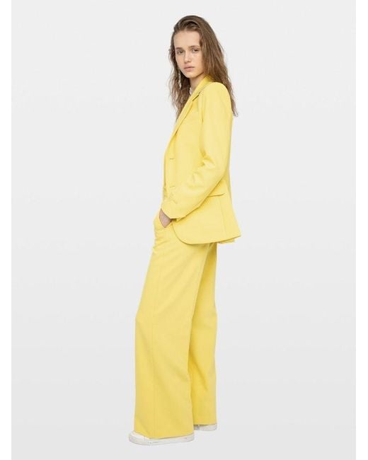 Zadig & Voltaire Yellow Trousers Panol