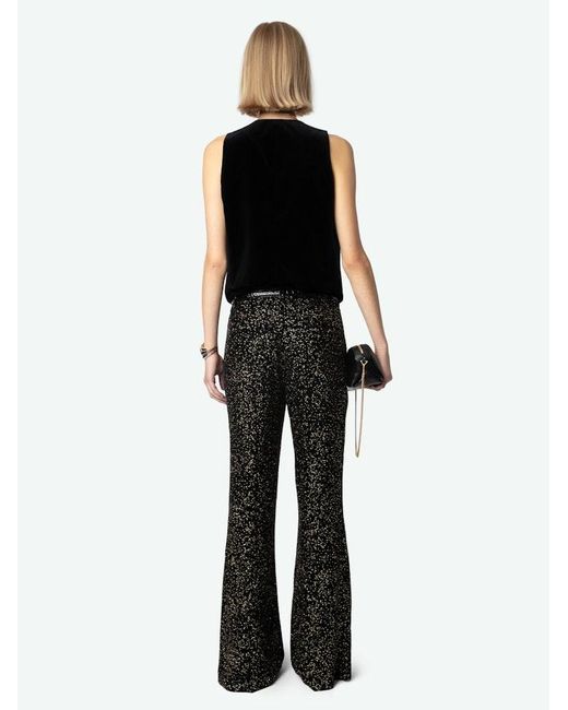 Zadig & Voltaire Black Velvet Emaux Blazer