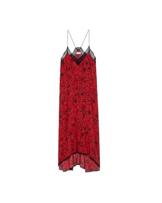 Zadig & Voltaire Red Risty Dress