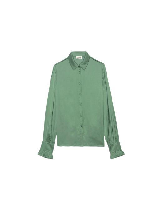 Zadig & Voltaire Green Thely Shirt