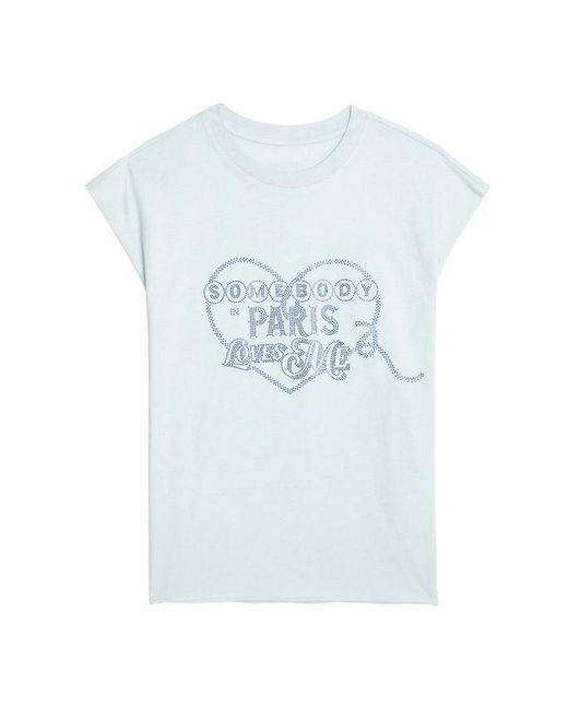 Zadig & Voltaire Blue Cloe Tank Top