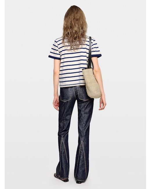 Zadig & Voltaire Blue Woos T-Shirt
