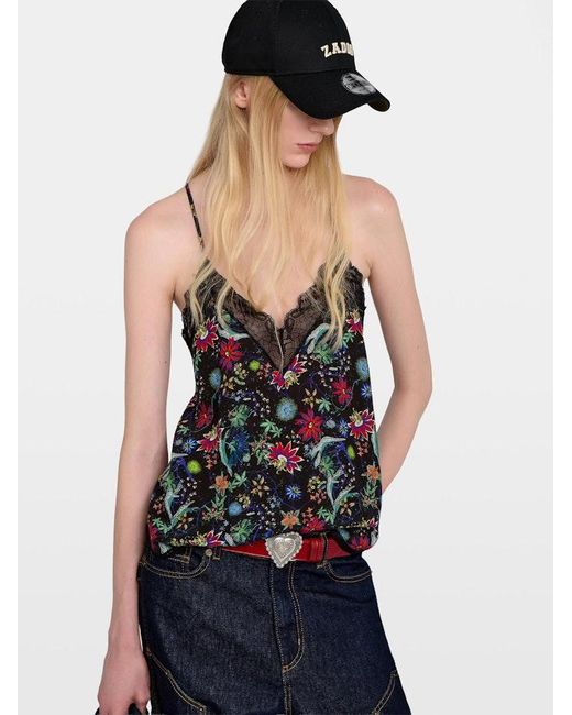 Zadig & Voltaire Black Christy Camisole