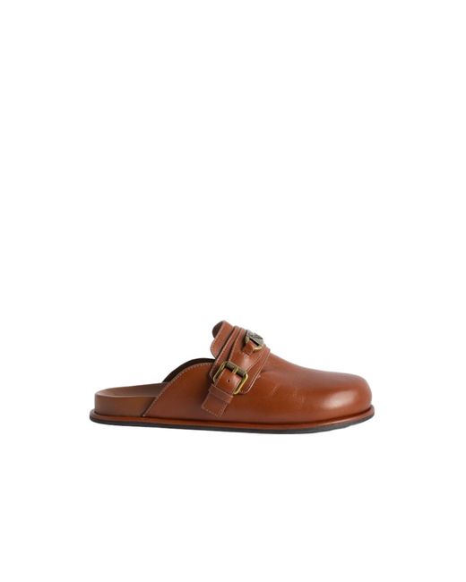Zadig & Voltaire Brown Mules Angie Gourmette