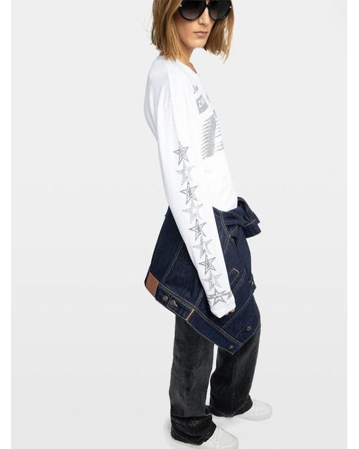 Zadig & Voltaire White Io T-Shirt