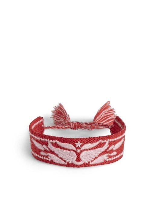 Pulsera Tejida Zadig Zadig & Voltaire de color Red